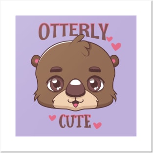 Otterly cute pun design Posters and Art